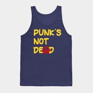 Post Punk Rock Music is Not Dead Tank Top